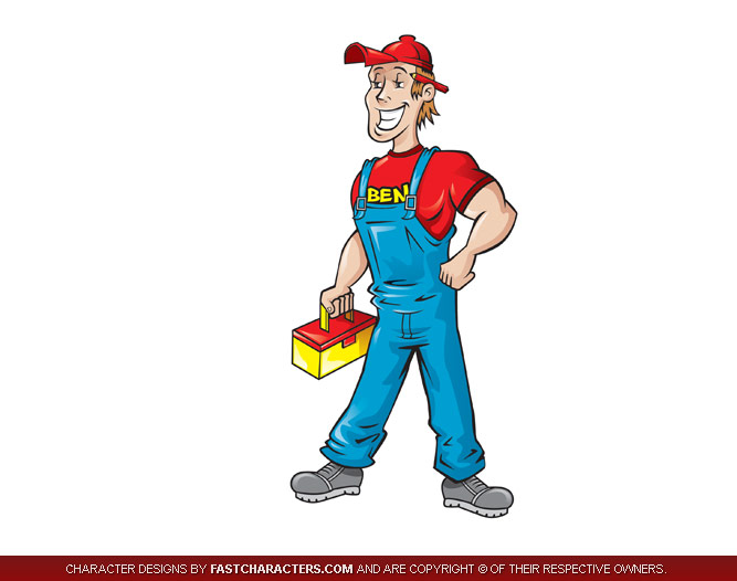 Cartoon Handyman