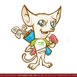 Cartoon Golf Caddy Character Design