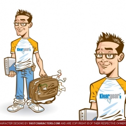 Cartoon Computer Guy Character Design