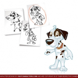 Cartoon Dog Character Design