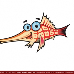 Cartoon Fish Character Design