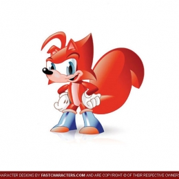 Cartoon  Hedgehog Character Design