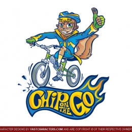 Cartoon Chips Character Design