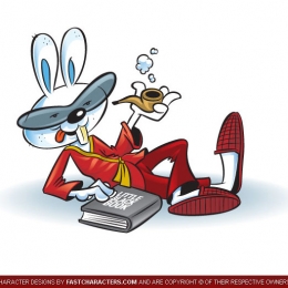 Cartoon Rabbit Character Design
