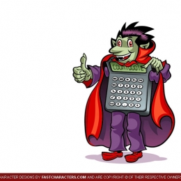 Cartoon Vampire Character Design
