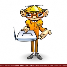 z-cartoon-nerd-mascot