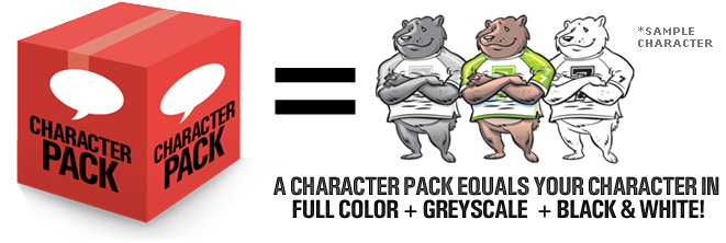 The Original Character Pack by FastCharacters.com!