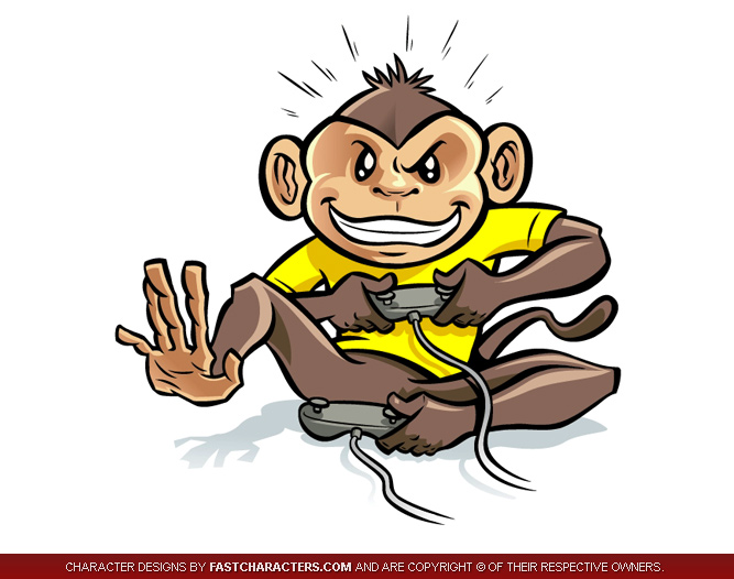 pics of monkeys cartoon. In the end, he's cartoon monkey character with an easy and approachable feel 