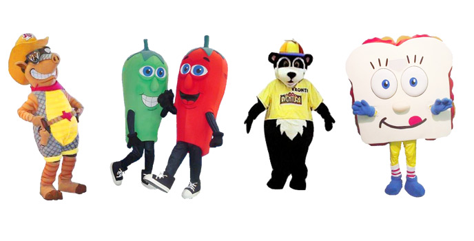 Mascot costumes.  1000s made proudly in the USA.